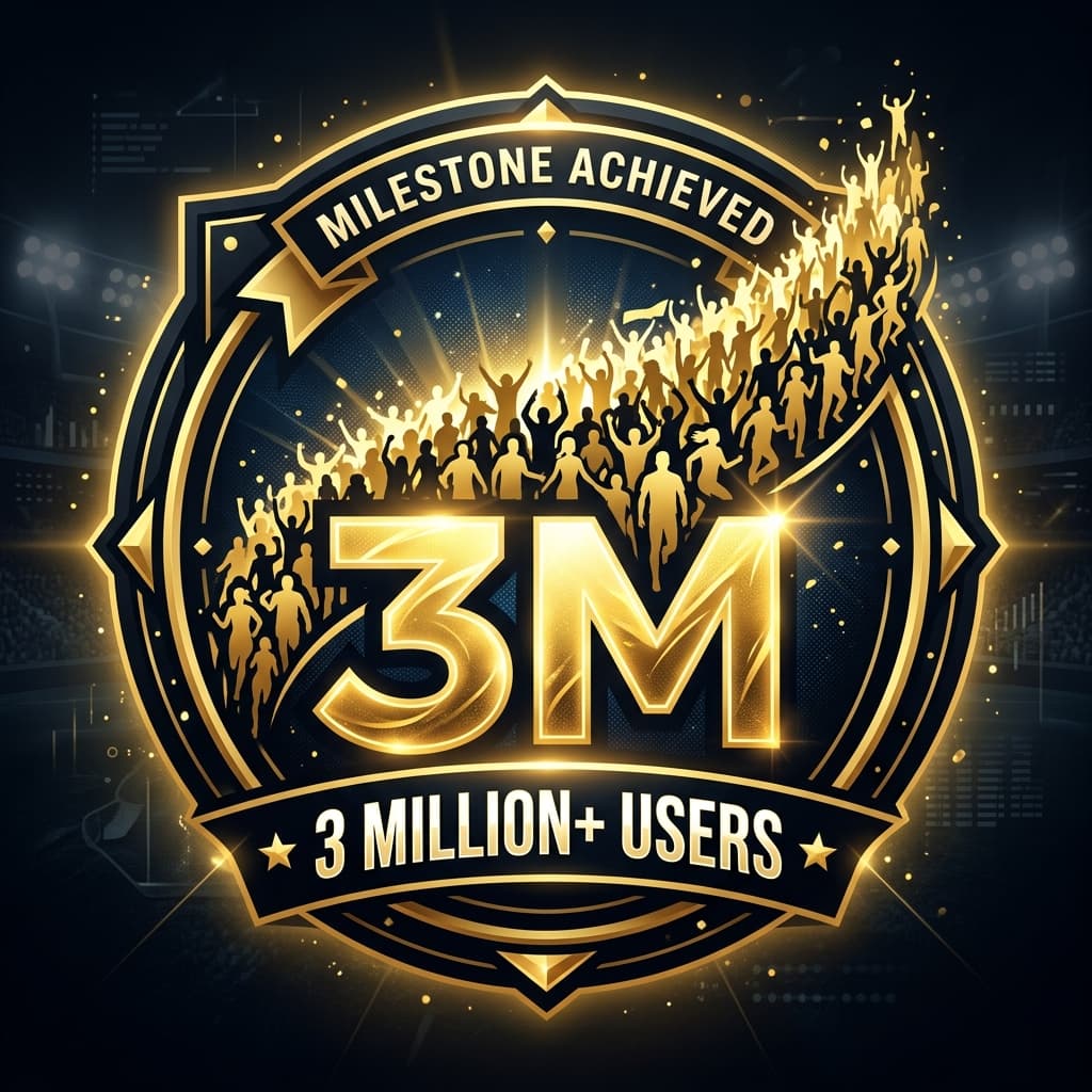 3 Million+ Happy Users